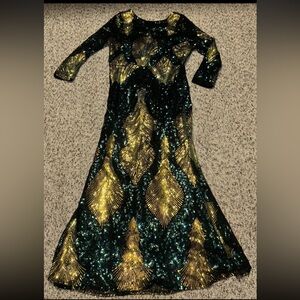 Xucthhc Select Women's Sequined Mermaid Dress - Size 3x